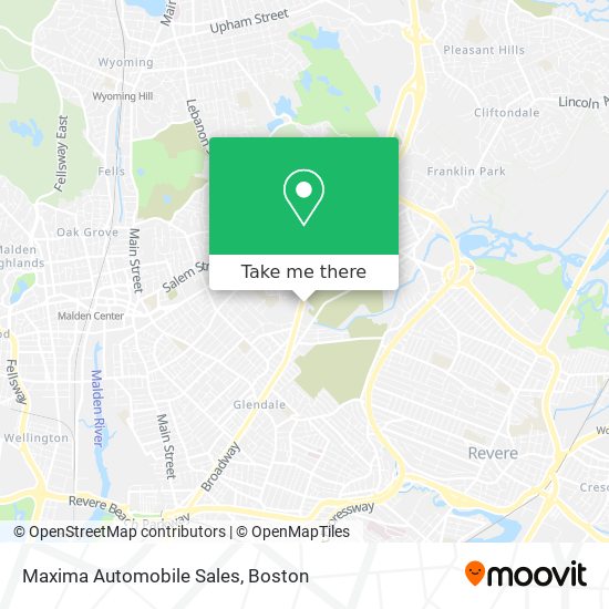 Maxima Automobile Sales map