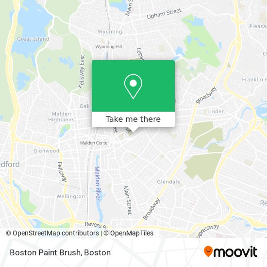 Boston Paint Brush map