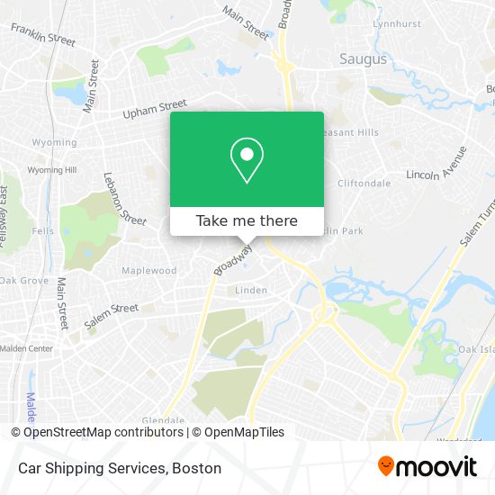 Car Shipping Services map