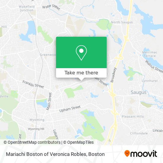 Mariachi Boston of Veronica Robles map