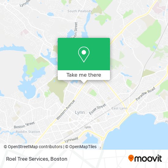 Roel Tree Services map