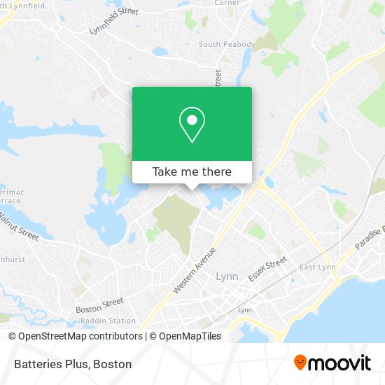 Batteries Plus map