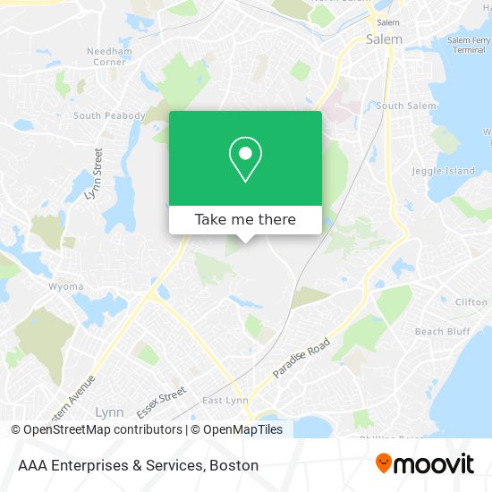 AAA Enterprises & Services map