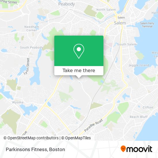 Parkinsons Fitness map