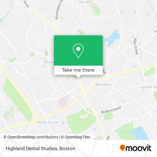 Mapa de Highland Dental Studios