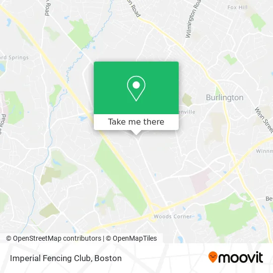 Imperial Fencing Club map