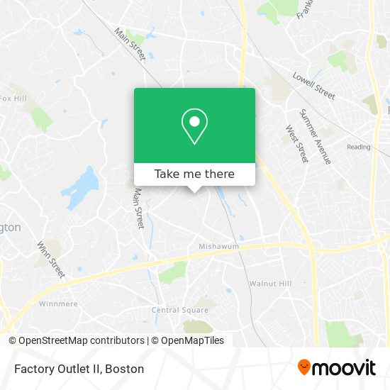 Factory Outlet II map