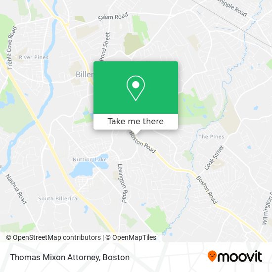 Mapa de Thomas Mixon Attorney