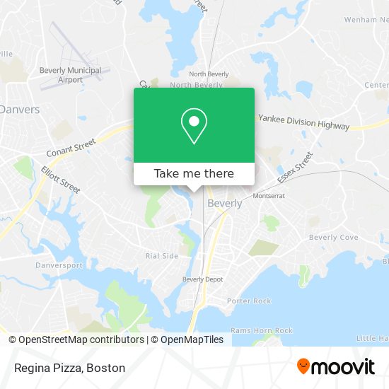 Regina Pizza map