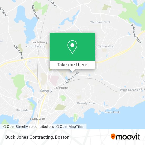 Buck Jones Contracting map
