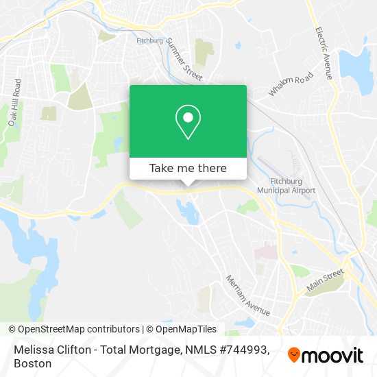 Melissa Clifton - Total Mortgage, NMLS #744993 map