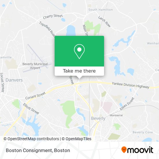 Mapa de Boston Consignment