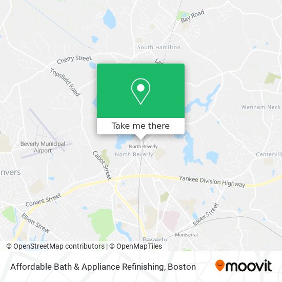 Affordable Bath & Appliance Refinishing map