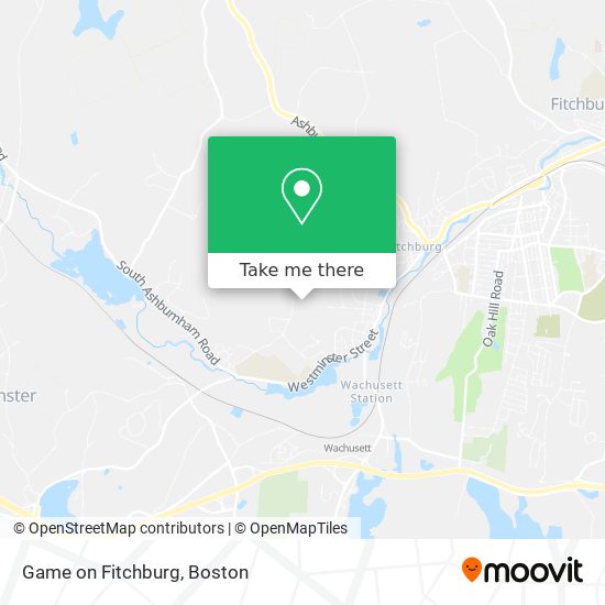 Game on Fitchburg map