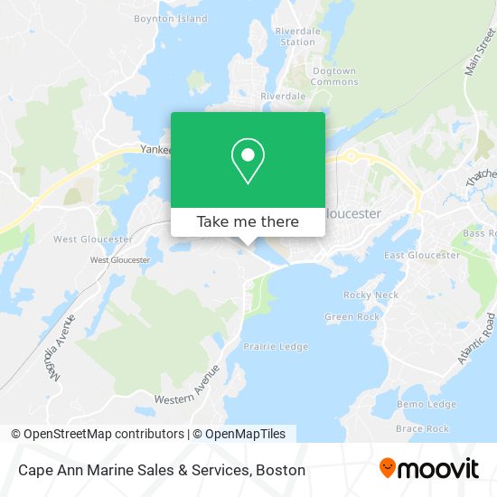 Cape Ann Marine Sales & Services map