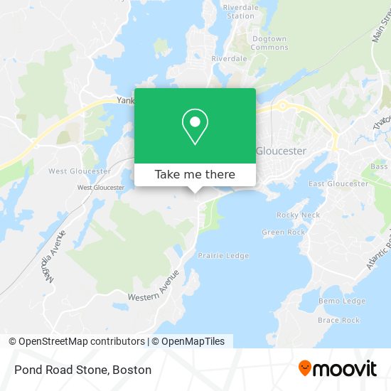 Pond Road Stone map