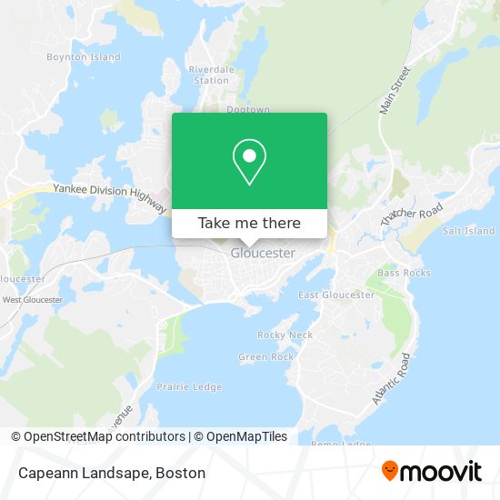 Capeann Landsape map