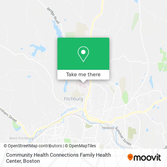 Mapa de Community Health Connections Family Health Center