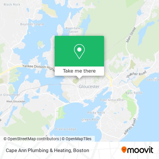 Mapa de Cape Ann Plumbing & Heating