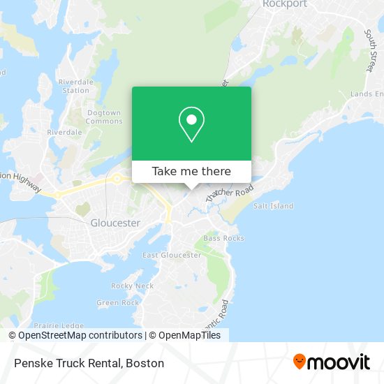 Penske Truck Rental map