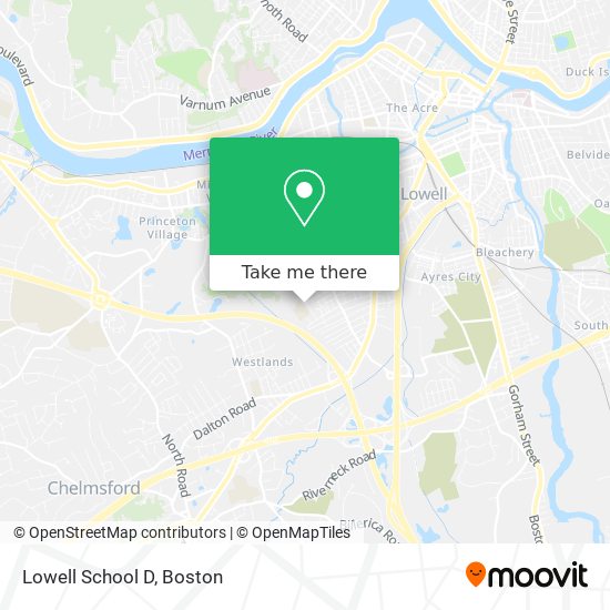 Lowell School D map