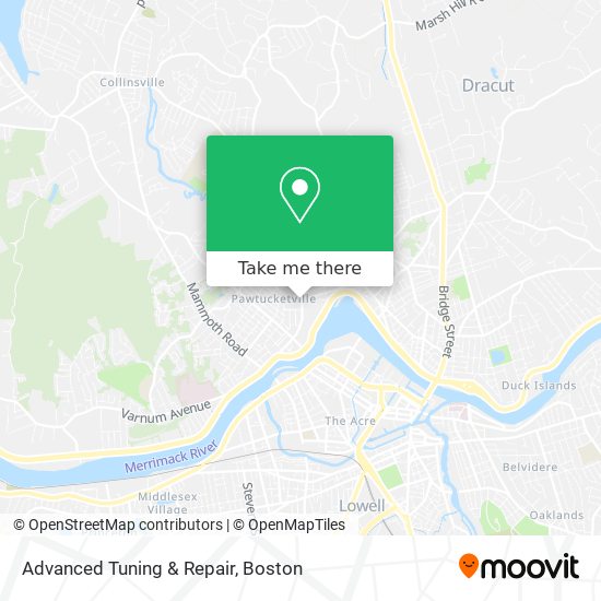 Advanced Tuning & Repair map