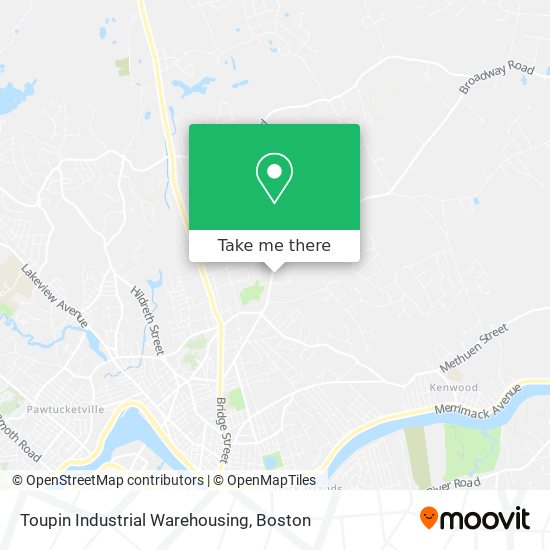 Toupin Industrial Warehousing map