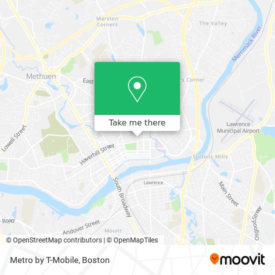 Metro by T-Mobile map