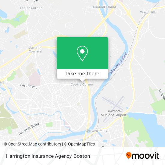 Harrington Insurance Agency map