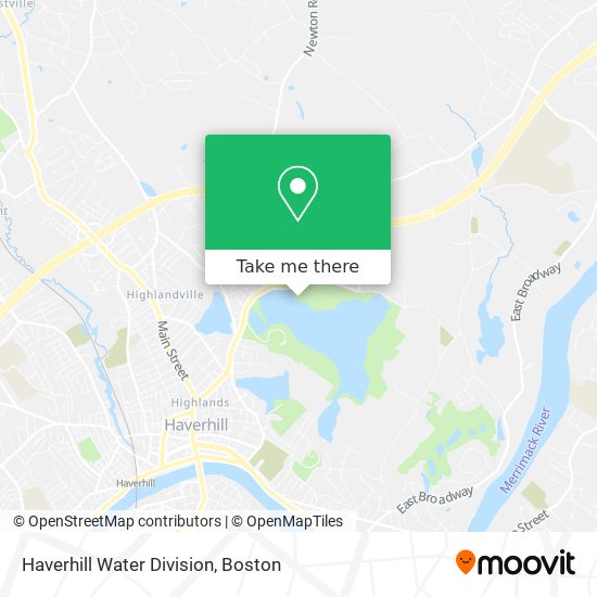 Mapa de Haverhill Water Division