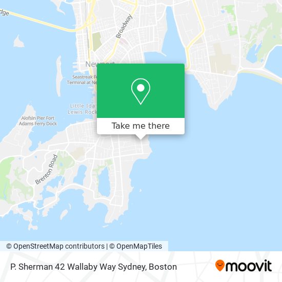 P. Sherman 42 Wallaby Way Sydney map