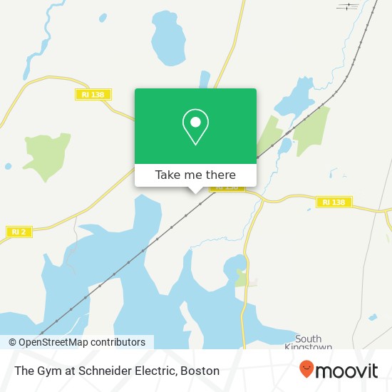 Mapa de The Gym at Schneider Electric