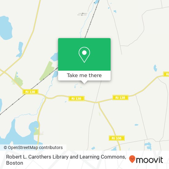 Robert L. Carothers Library and Learning Commons map