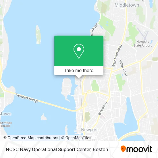 Mapa de NOSC Navy Operational Support Center