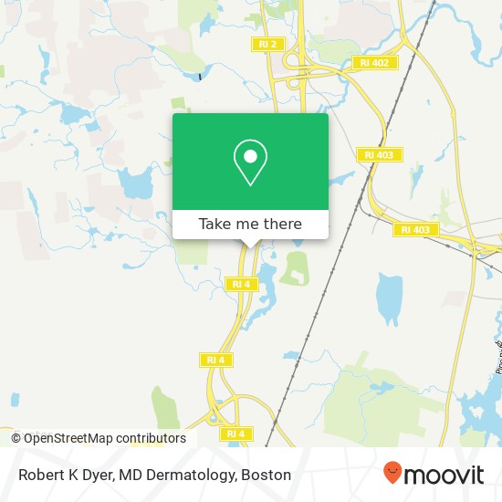 Mapa de Robert K Dyer, MD Dermatology