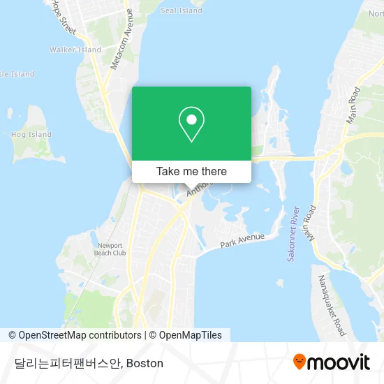 Mapa de 달리는피터팬버스안