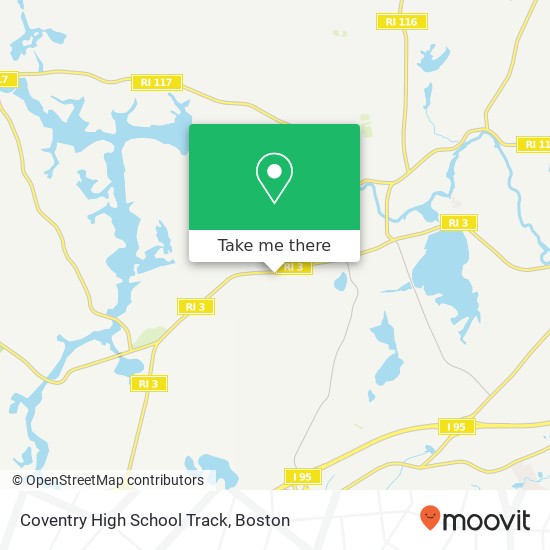 Mapa de Coventry High School Track