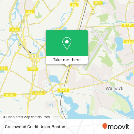 Mapa de Greenwood Credit Union