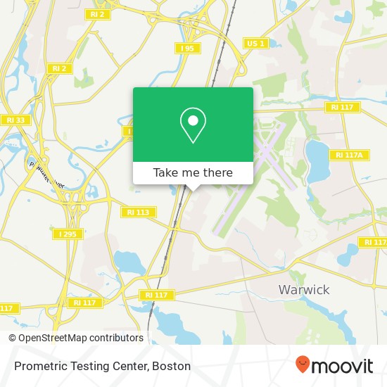 Mapa de Prometric Testing Center