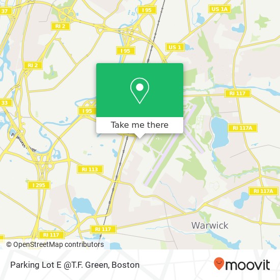 Parking Lot E @T.F. Green map