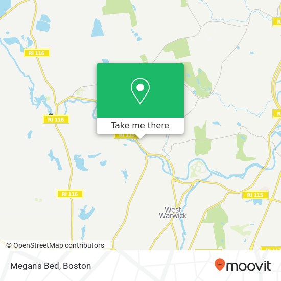 Mapa de Megan's Bed