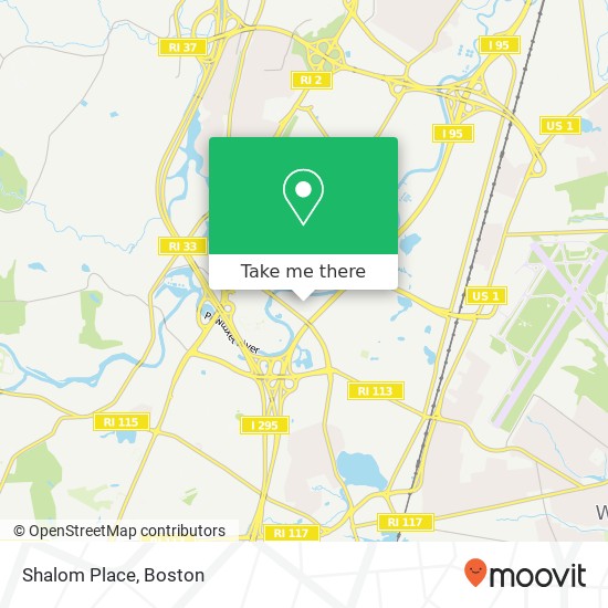 Shalom Place map