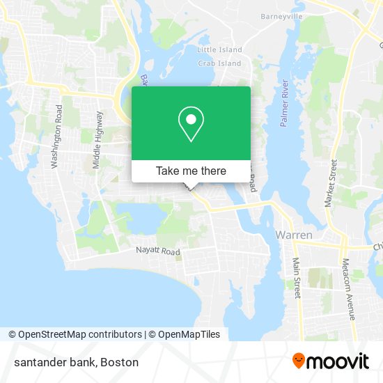 santander bank map