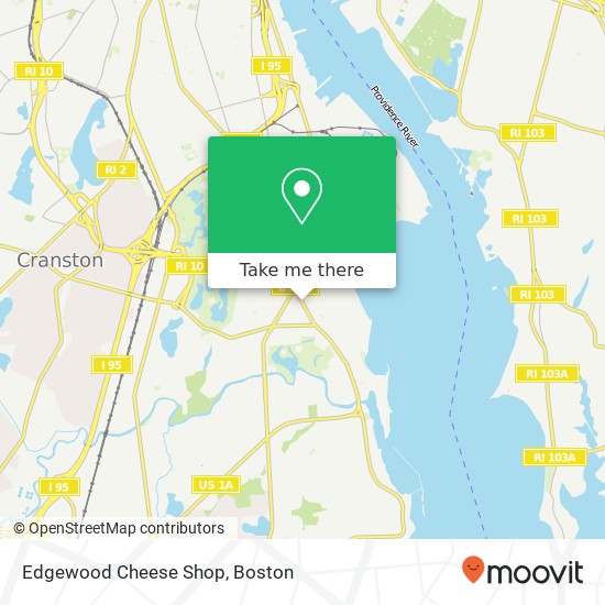 Edgewood Cheese Shop map