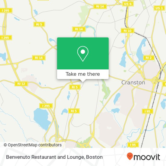 Benvenuto Restaurant and Lounge map