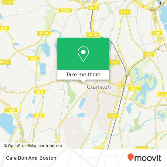 Mapa de Cafe Bon Ami