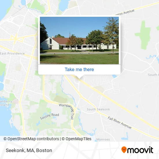 Mapa de Seekonk, MA