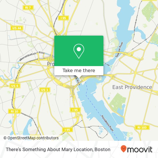 Mapa de There's Something About Mary Location