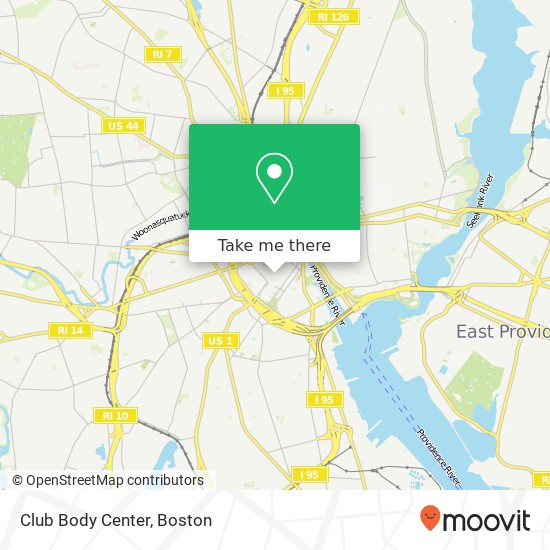 Club Body Center map