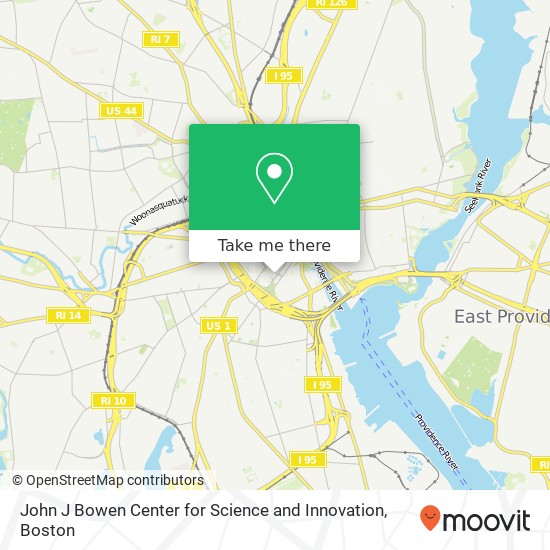 John J Bowen Center for Science and Innovation map